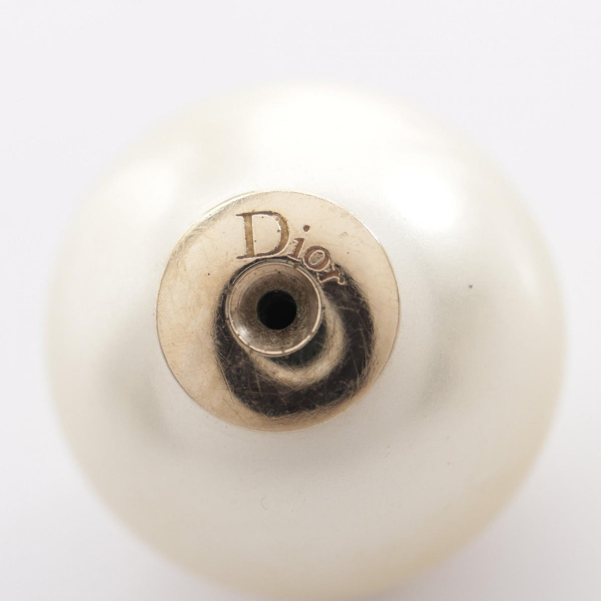 Dior Tribales Faux Pearl Earrings Gold