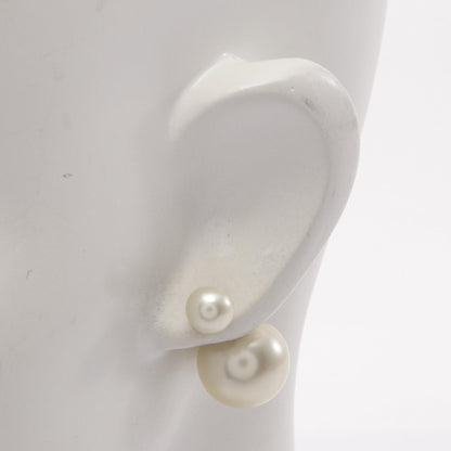 Dior Tribales Faux Pearl Earrings Gold