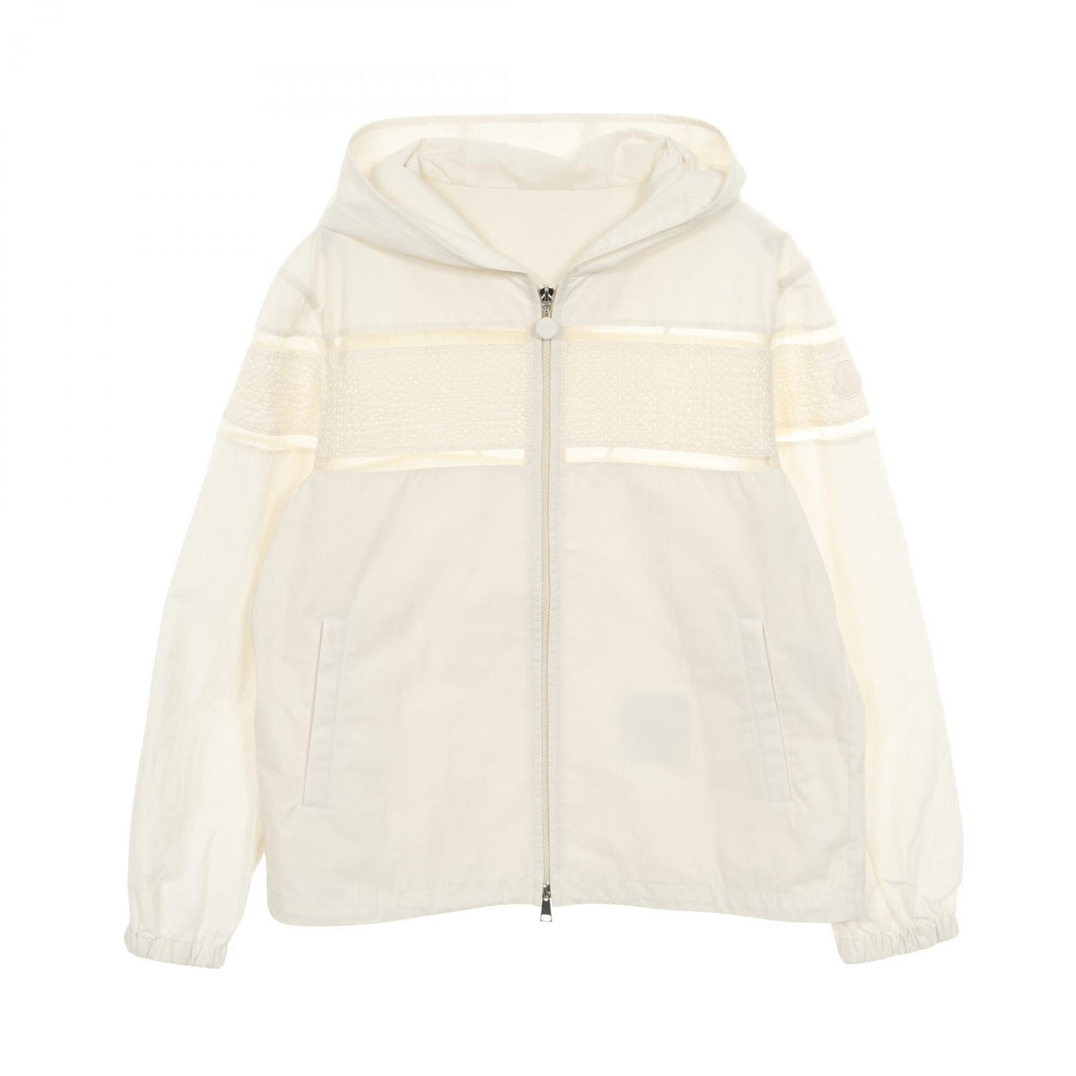 MONCLER CLISSON White Polyester Jacket Size 2
