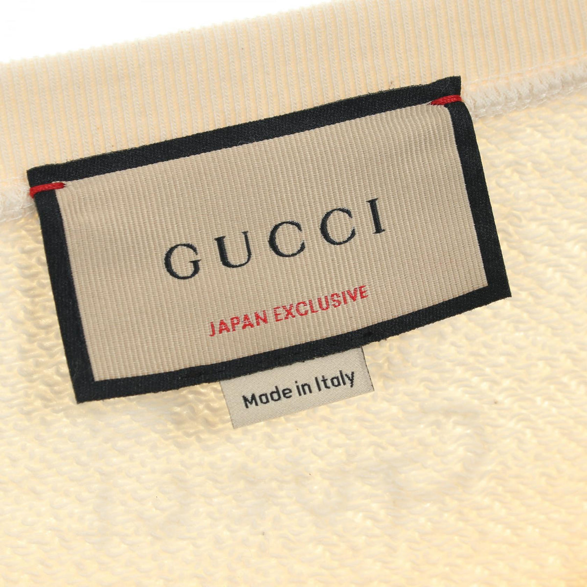 GUCCI x Higuchi Yuko Cotton Sweatshirt Beige Size S