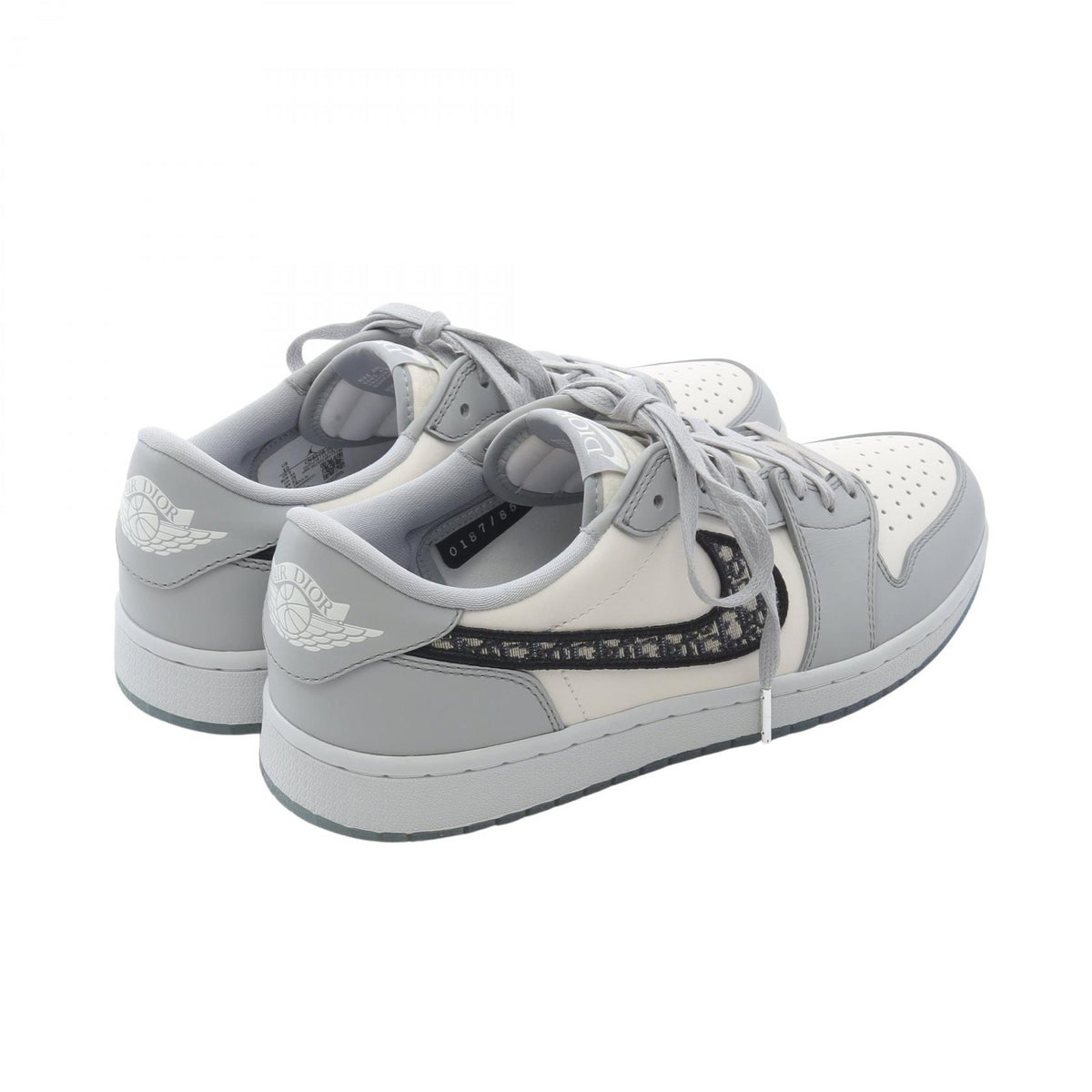 Dior x Nike Air Jordan 1 Low Sneakers White Size 10