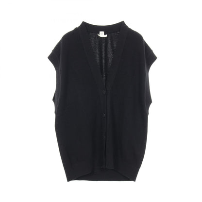 HERMES Sellier Button Cashmere Vest Size 34