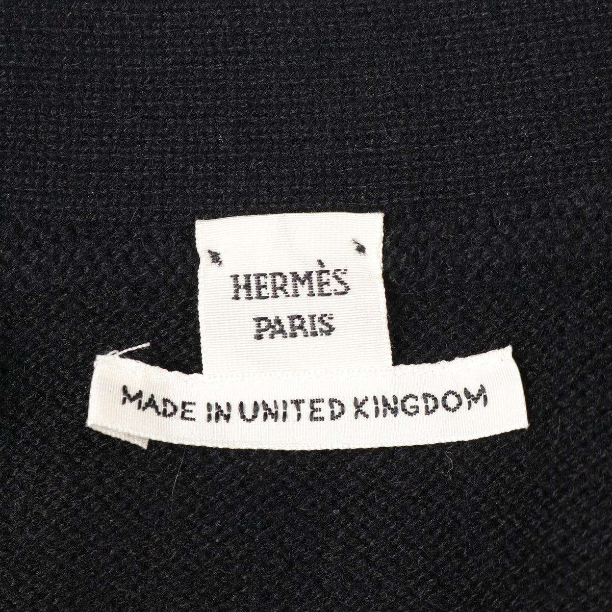 HERMES Sellier Button Cashmere Vest Size 34