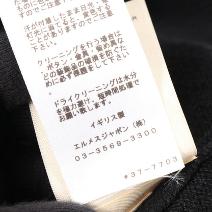 HERMES Sellier Button Cashmere Vest Size 34