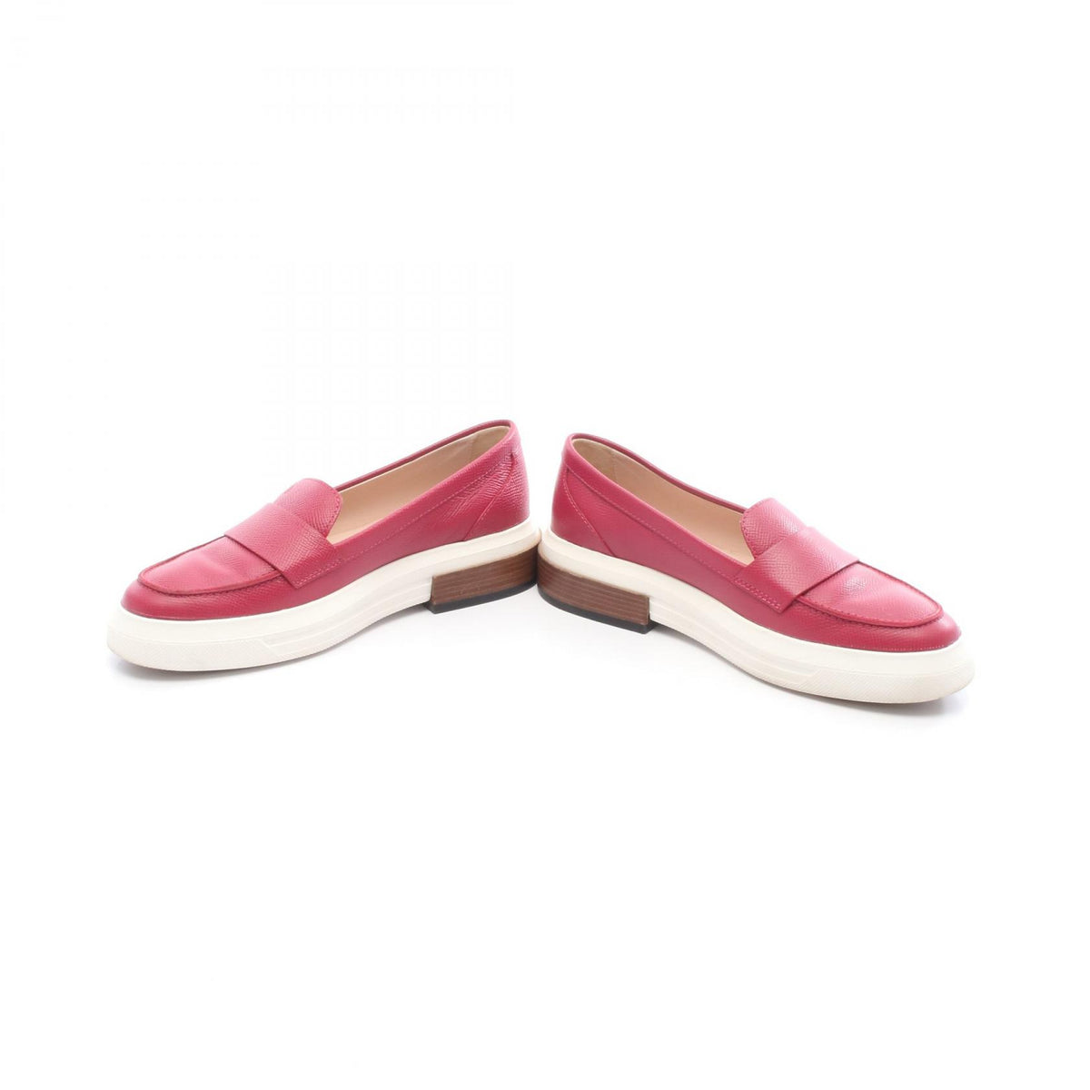 TOD'S Pink Leather Loafers Size 37