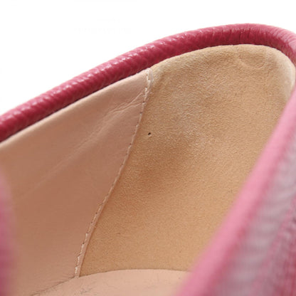 TOD'S Pink Leather Loafers Size 37
