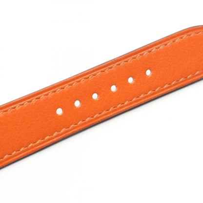 HERMES Orange Leather Belt