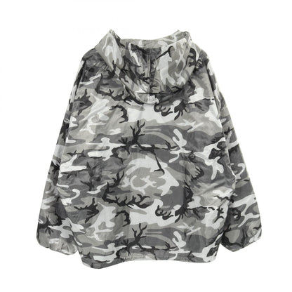 CELINE Nylon Mountain Parka Jacket Gray Size 50