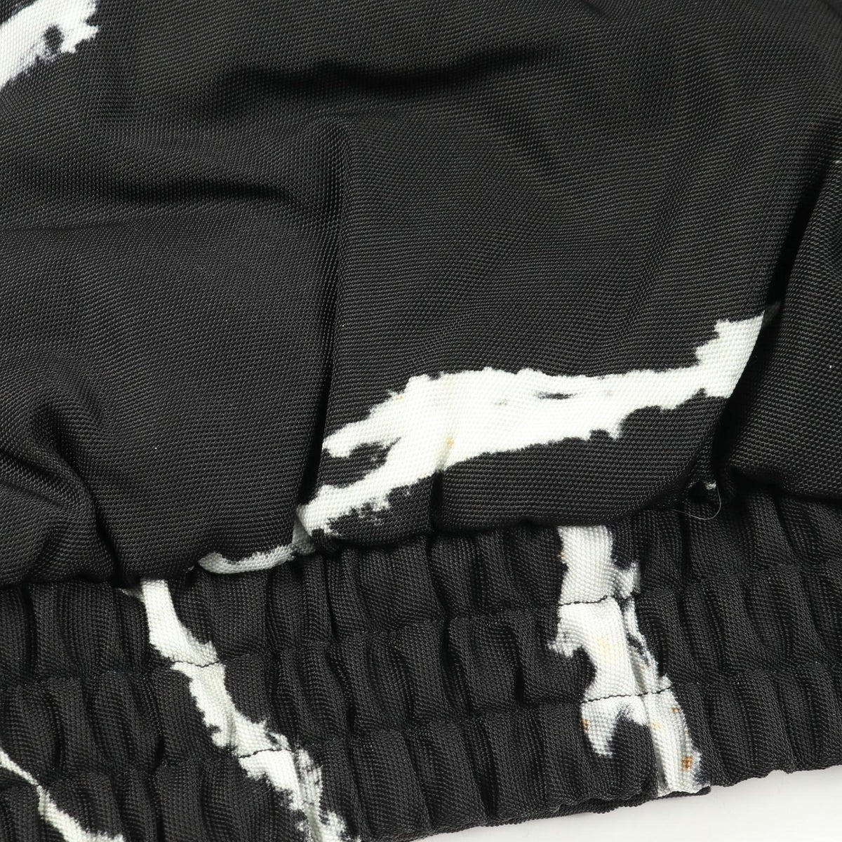 CELINE Nylon Tie-Dye Blouson Jacket Black/White Size 46