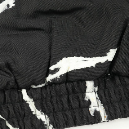CELINE Nylon Tie-Dye Blouson Jacket Black/White Size 46