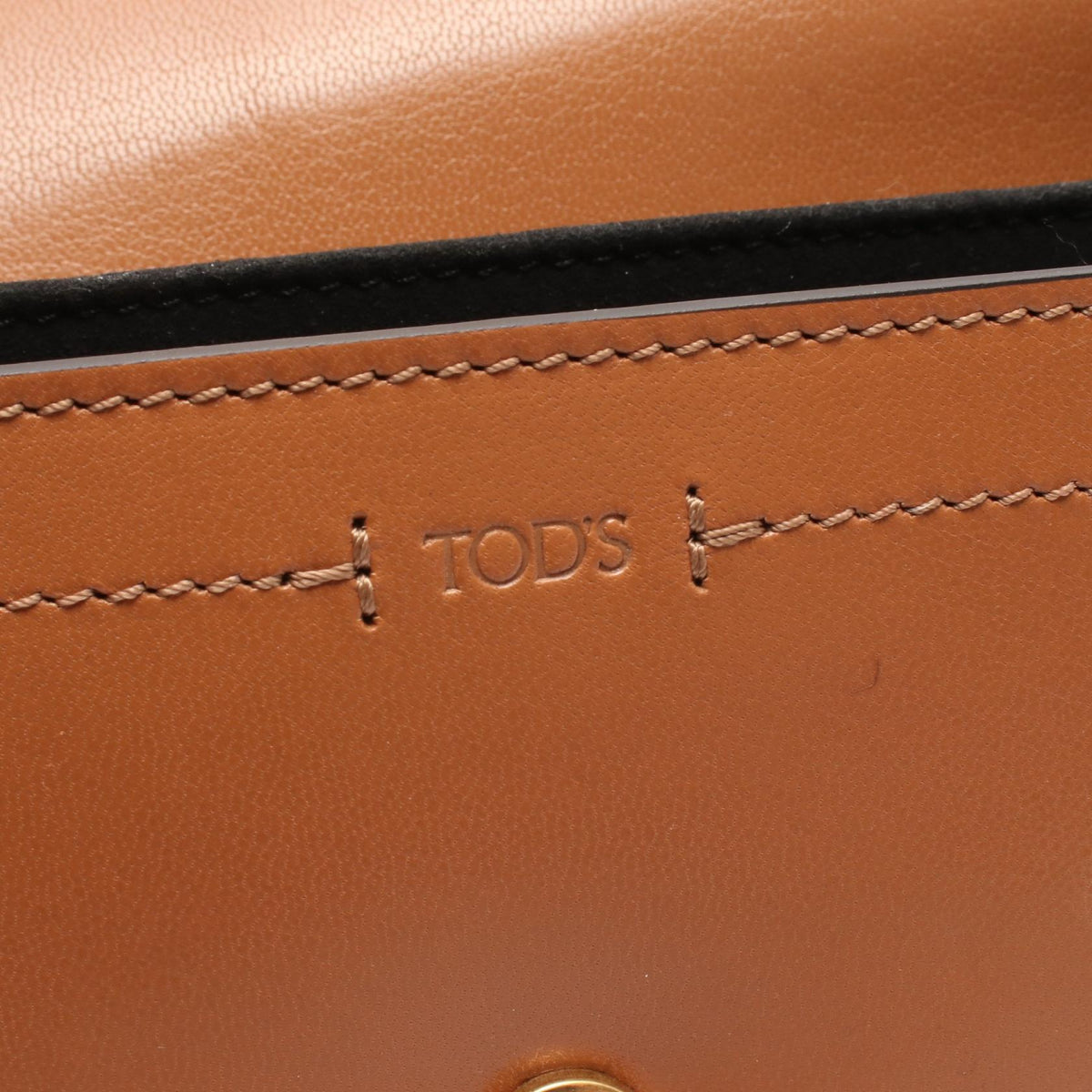 TOD'S T Timeless Leather Bag Brown