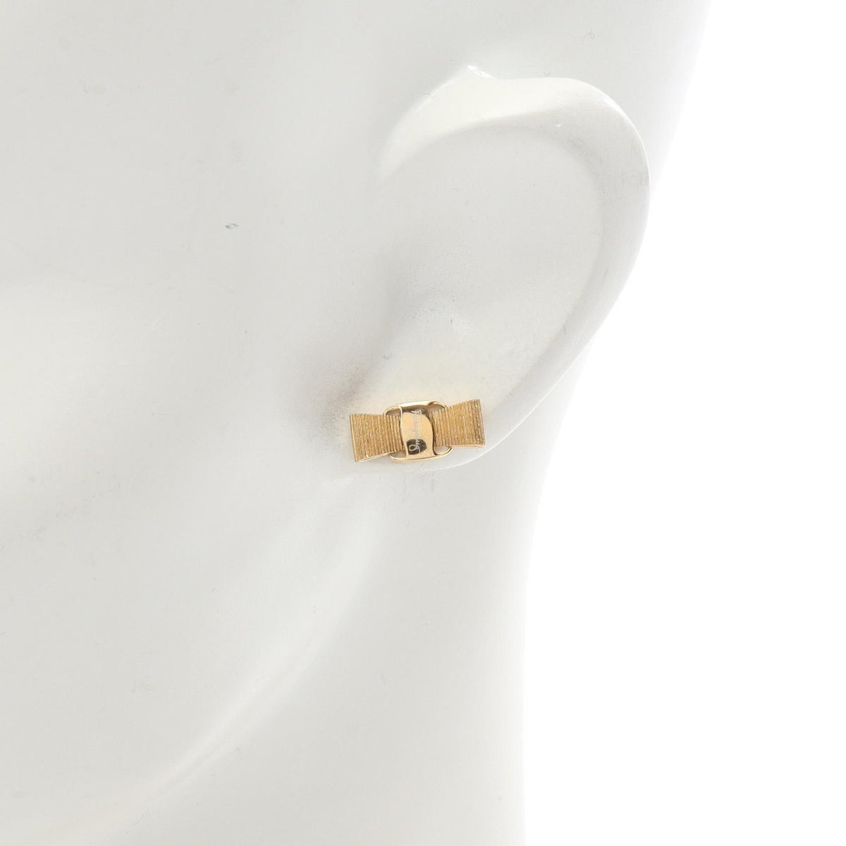 Salvatore Ferragamo Vara Earrings Gold