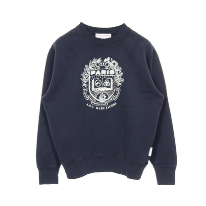 MARC JACOBS x A.P.C. The Mens Paris Crewneck Marc Sweatshirt Navy Size XS