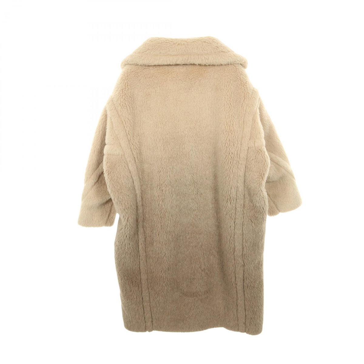 MAX MARA GATTO Teddy Bear Wool Alpaca Coat Beige Size S