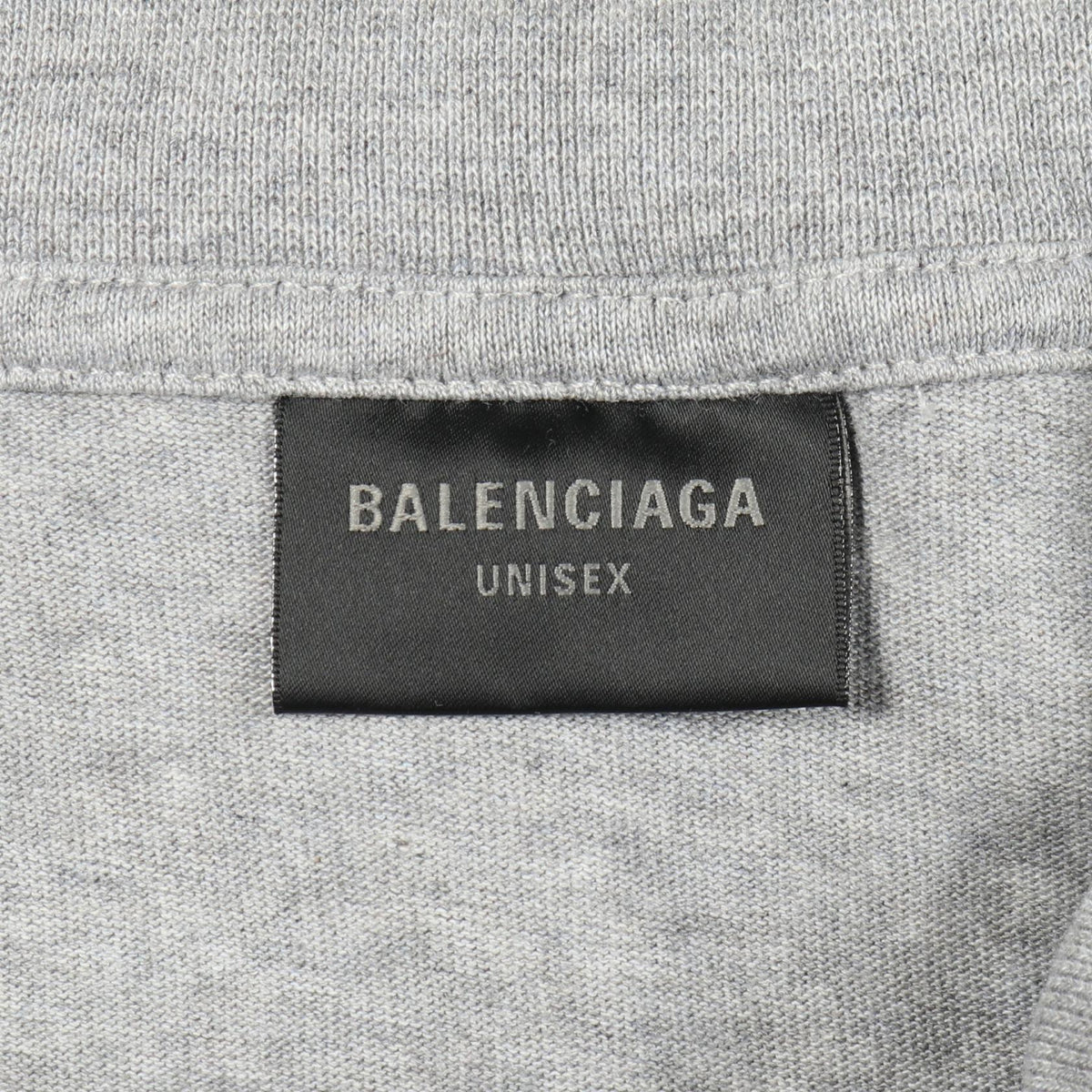 BALENCIAGA Incognito Hooded Layered T-Shirt Gray Size 1
