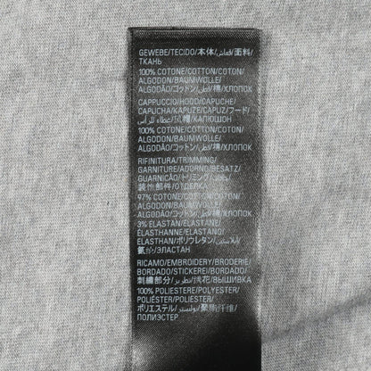 BALENCIAGA Incognito Hooded Layered T-Shirt Gray Size 1