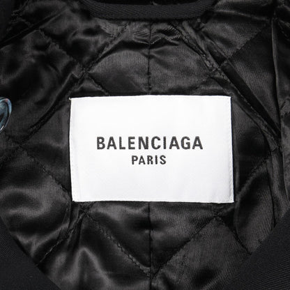 BALENCIAGA Nylon Blazer Black Size 34