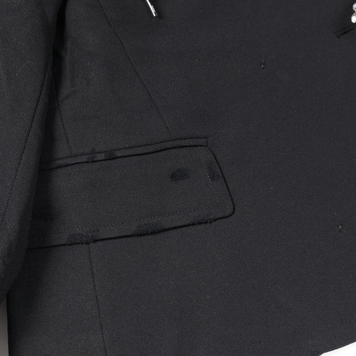 BALENCIAGA Nylon Blazer Black Size 34