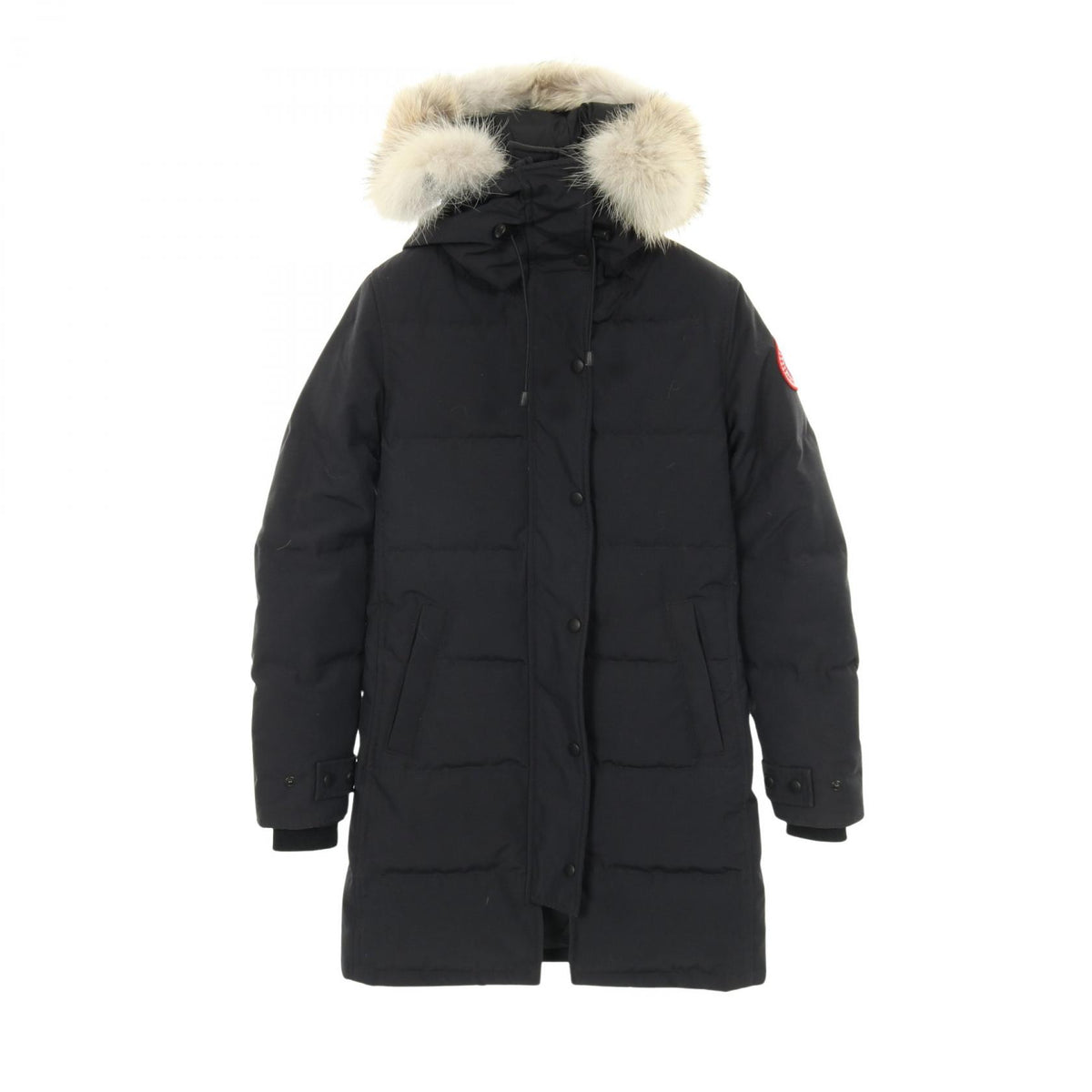 CANADA GOOSE Black Nylon Mackenzie Parka Down Jacket Size S