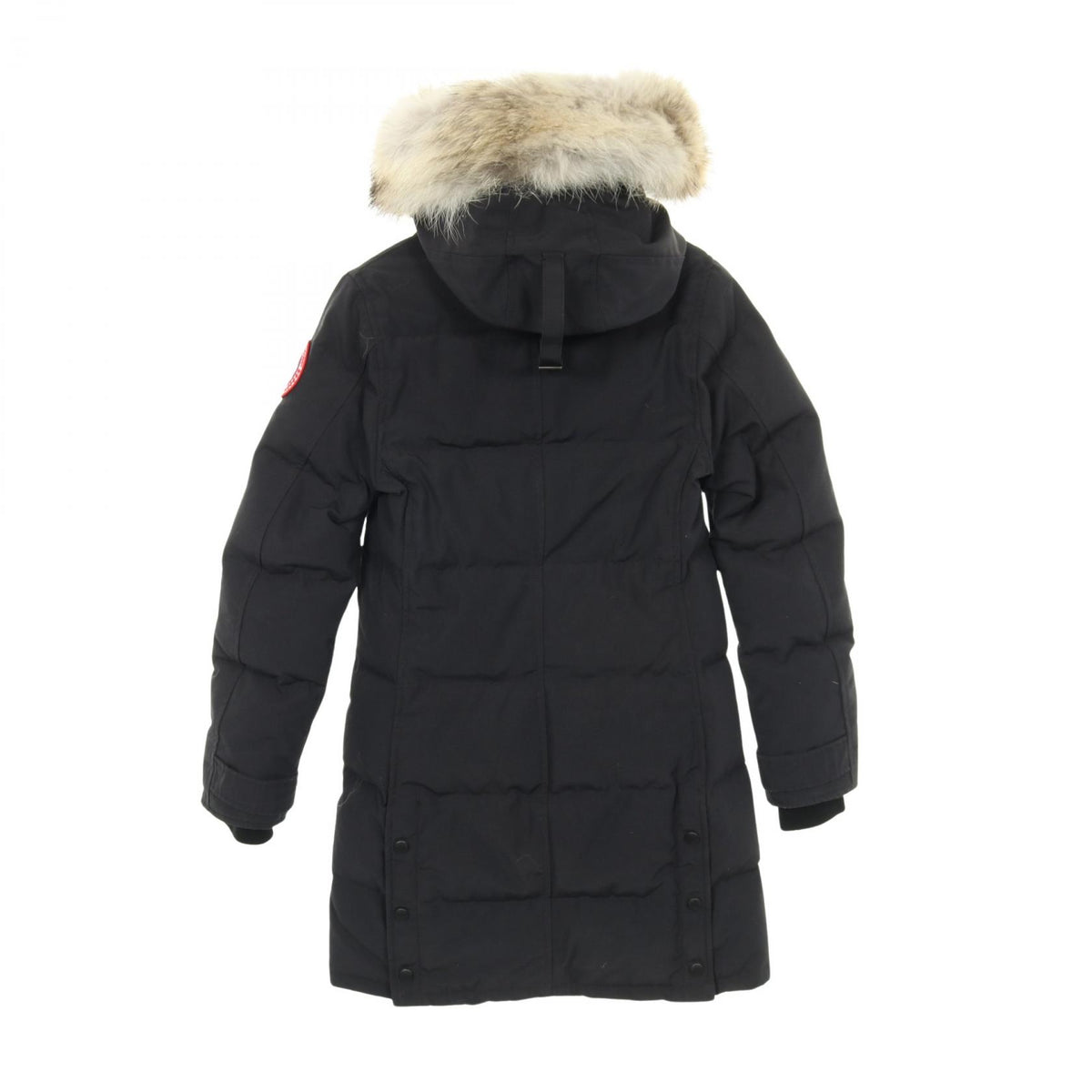 CANADA GOOSE Black Nylon Mackenzie Parka Down Jacket Size S