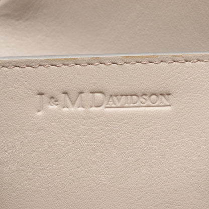 J&M Davidson Beige 2x4 Leather Handbag