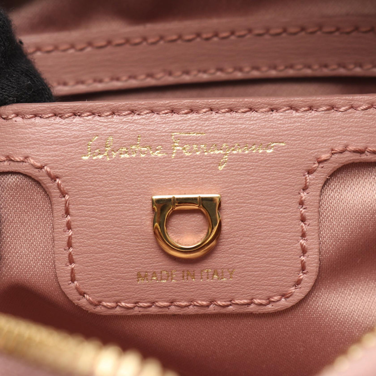 Salvatore Ferragamo Gancio City Bag Pink