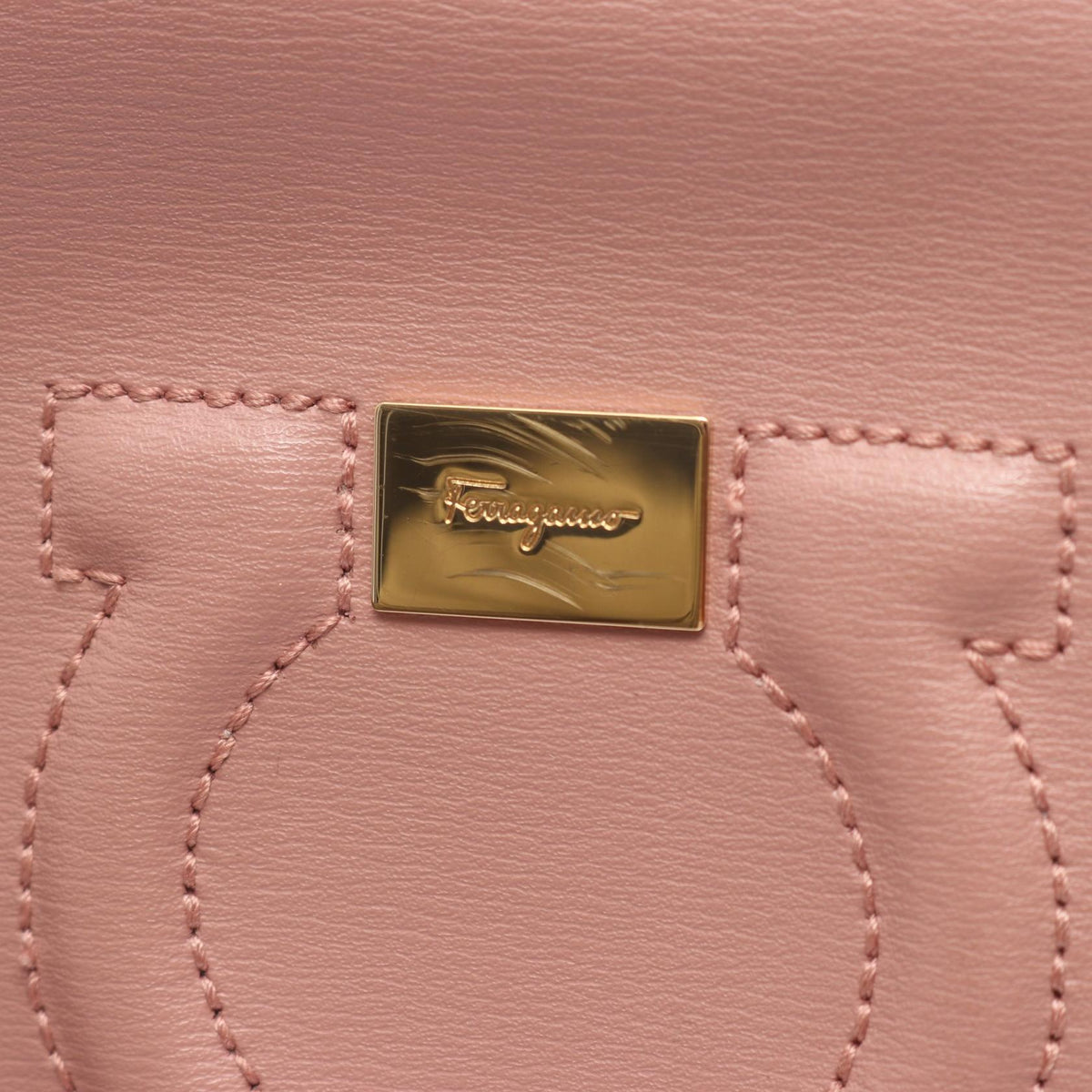 Salvatore Ferragamo Gancio City Bag Pink