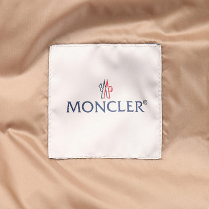 MONCLER JOUI Beige Fake Fur Teddy Down Vest Size 4