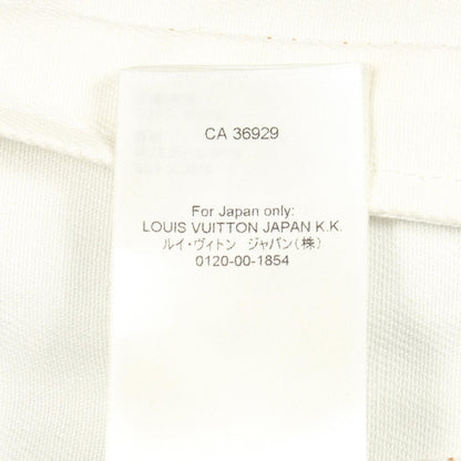 LOUIS VUITTON LV Spray Cotton Denim Jacket White Size 46