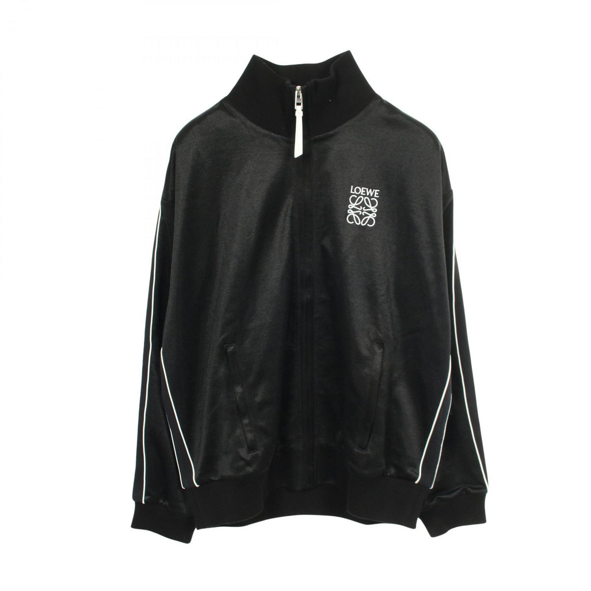 LOEWE Anagram Embroidered Jacket Poly/Cotton Black Size L
