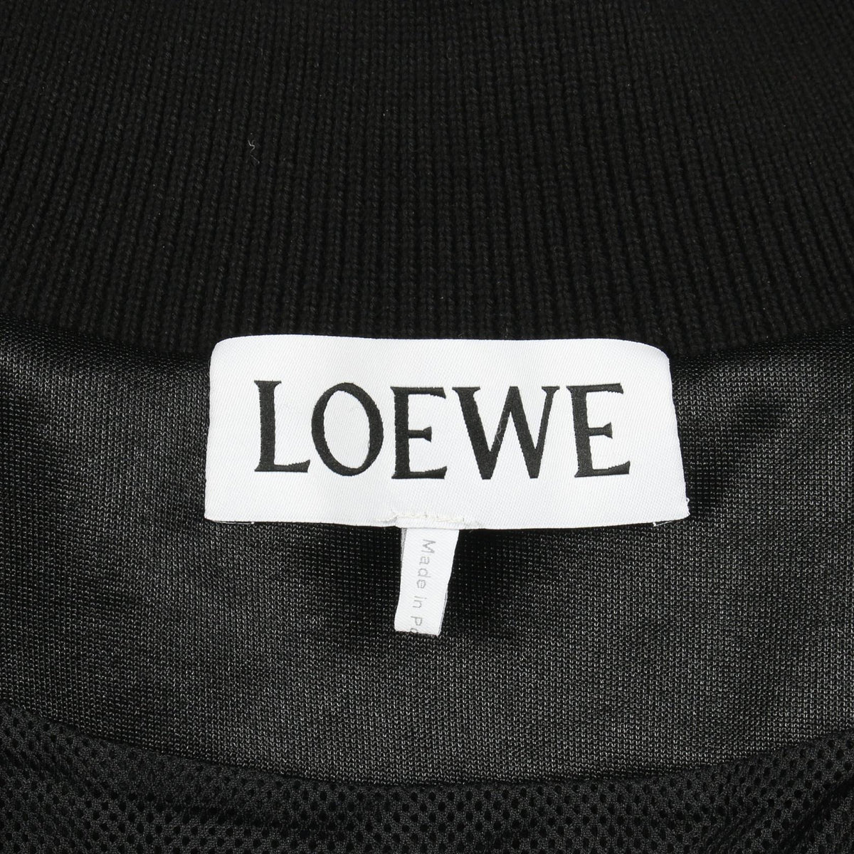 LOEWE Anagram Embroidered Jacket Poly/Cotton Black Size L