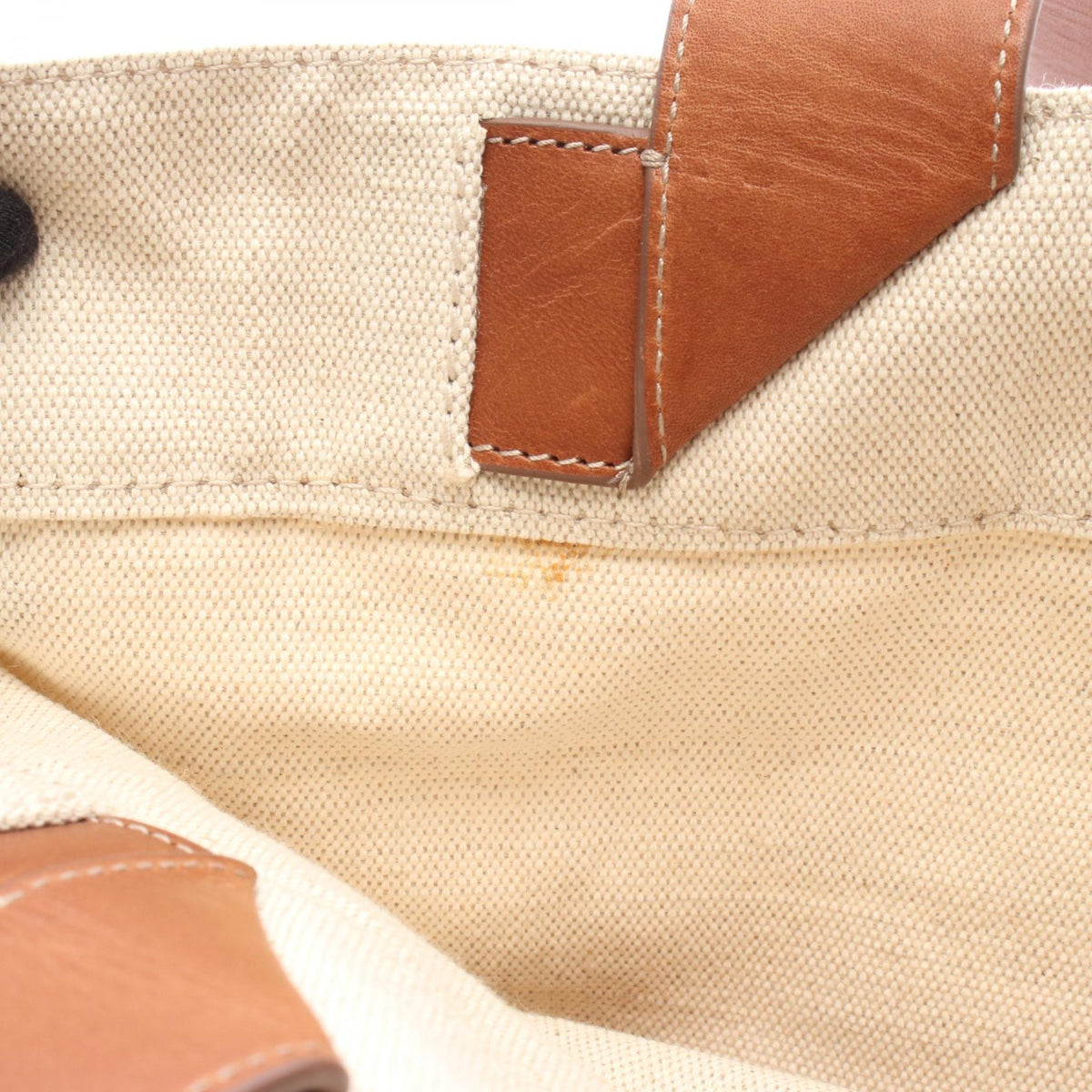JIL SANDER FLAT SHOPPER Canvas Bag Beige