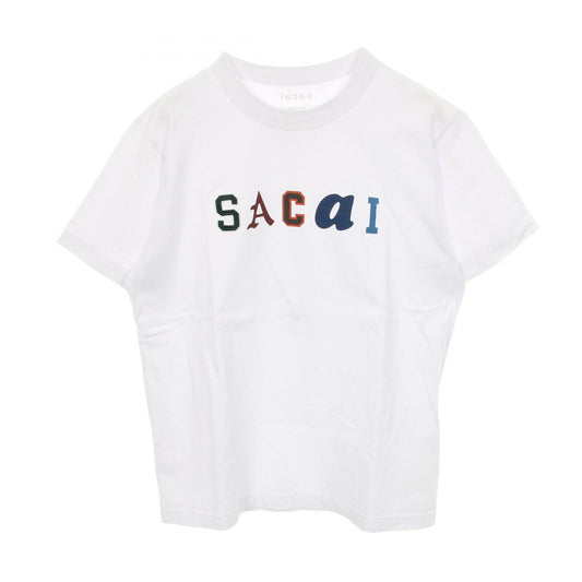 Sacai White Cotton T-Shirt Size 2