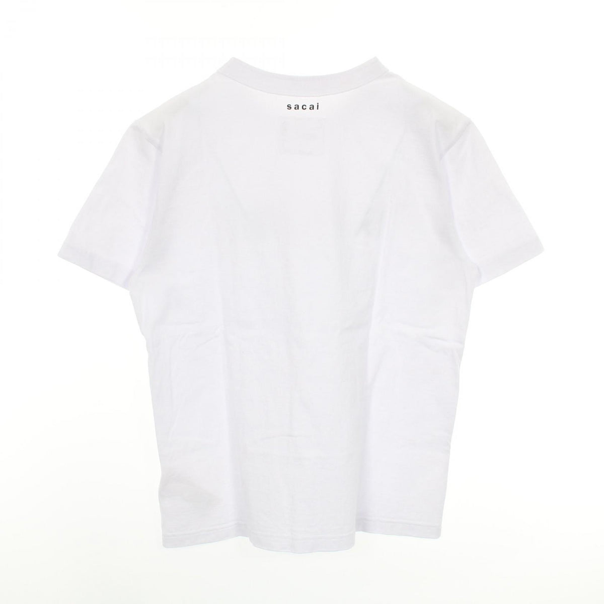 Sacai White Cotton T-Shirt Size 2