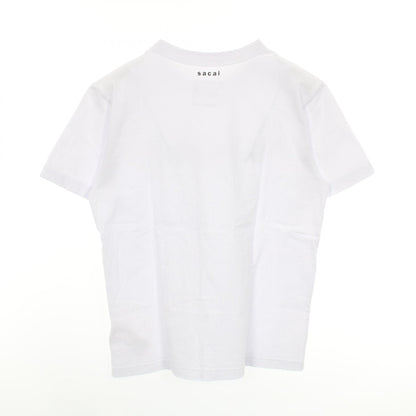 Sacai White Cotton T-Shirt Size 2