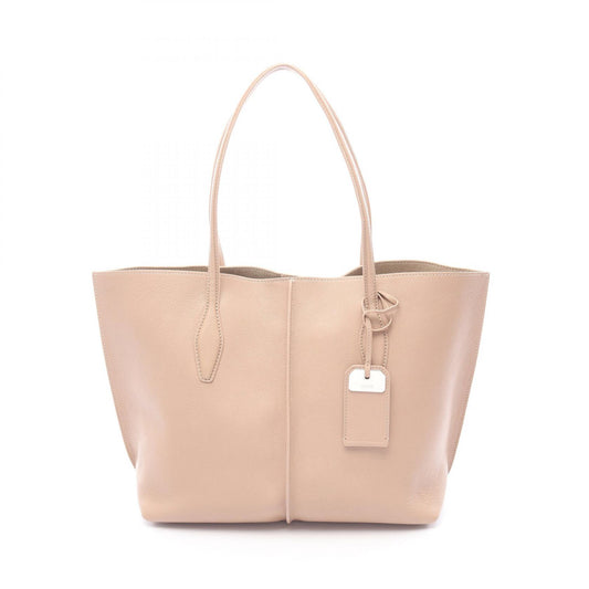 TOD'S JOY Pink Leather Tote Bag