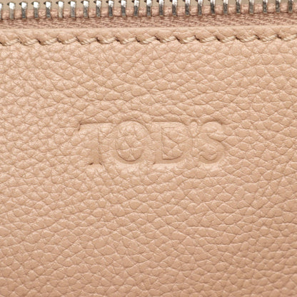 TOD'S JOY Pink Leather Tote Bag