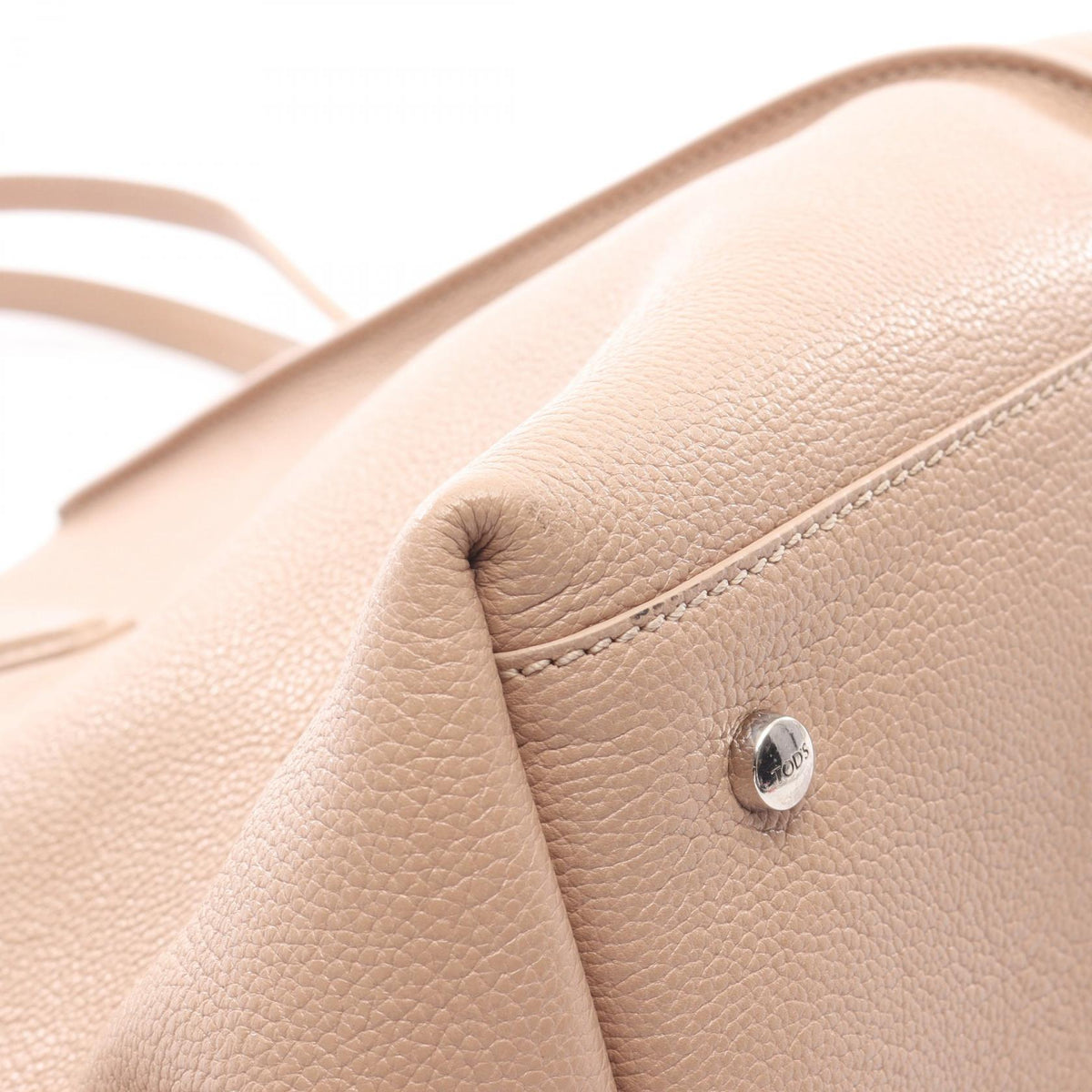 TOD'S JOY Pink Leather Tote Bag