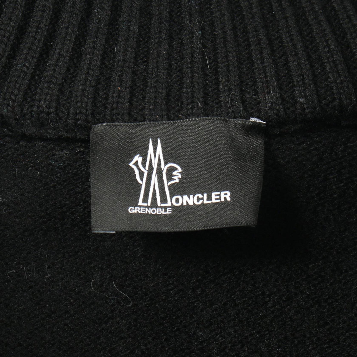 MONCLER GRENOBLE Nylon Wool Jacket Black Size M