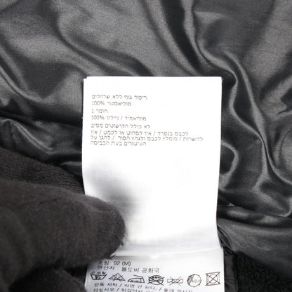 MONCLER GRENOBLE Nylon Wool Jacket Black Size M