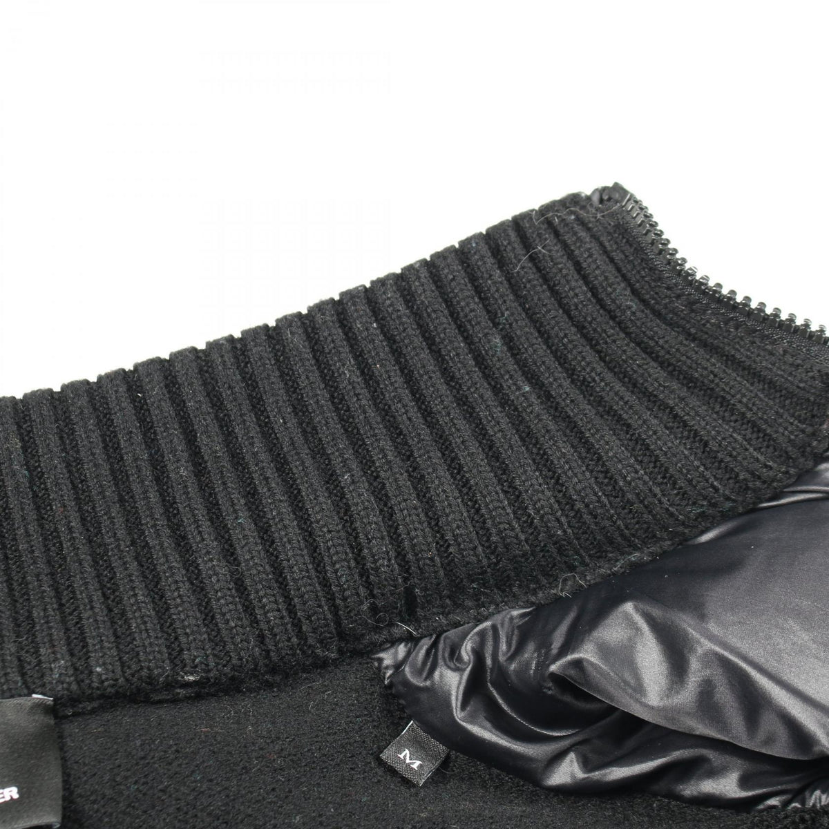 MONCLER GRENOBLE Nylon Wool Jacket Black Size M