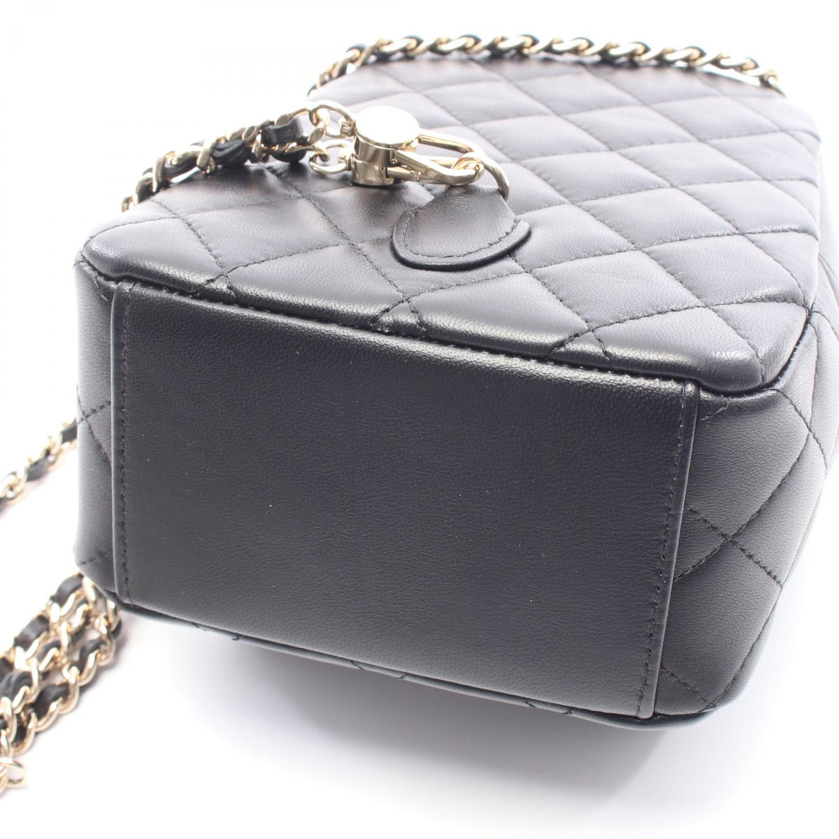 CHANEL Matelasse Leather Backpack Black