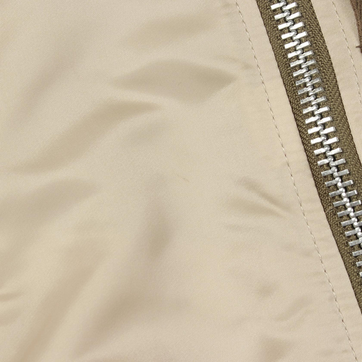 Sacai Nylon Twill Mix Blouson Military Jacket Beige Size 3