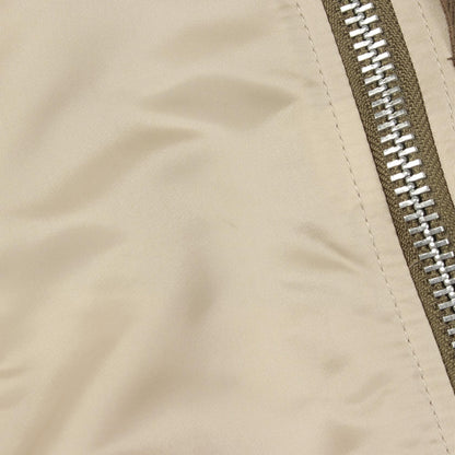Sacai Nylon Twill Mix Blouson Military Jacket Beige Size 3