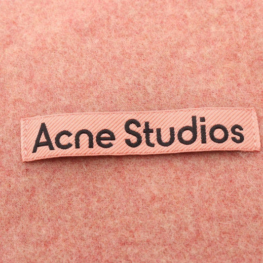 ACNE STUDIOS Wool Scarf Pink