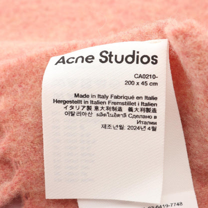 ACNE STUDIOS Wool Scarf Pink