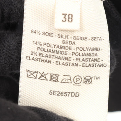 HERMES Silk Sweater Black Size 38