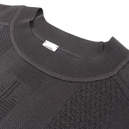 HERMES Silk Sweater Black Size 38