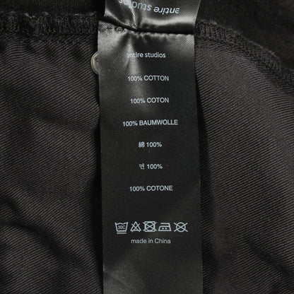 ENTIRE STUDIOS SPAR Shorts Black Denim Size M