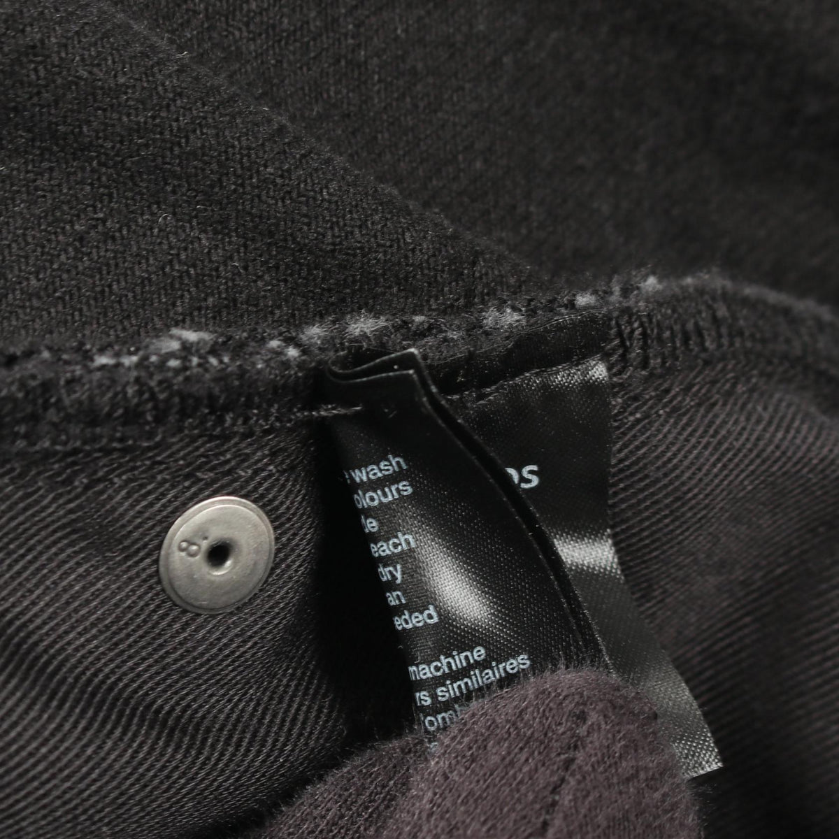 ENTIRE STUDIOS SPAR Shorts Black Denim Size M